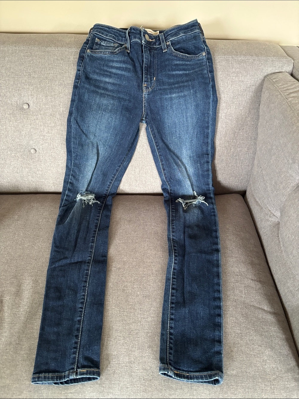 Levi's 721 High Rise Skinny Jeans Women's Size 0 Size 25 blue denim Levi’s 721